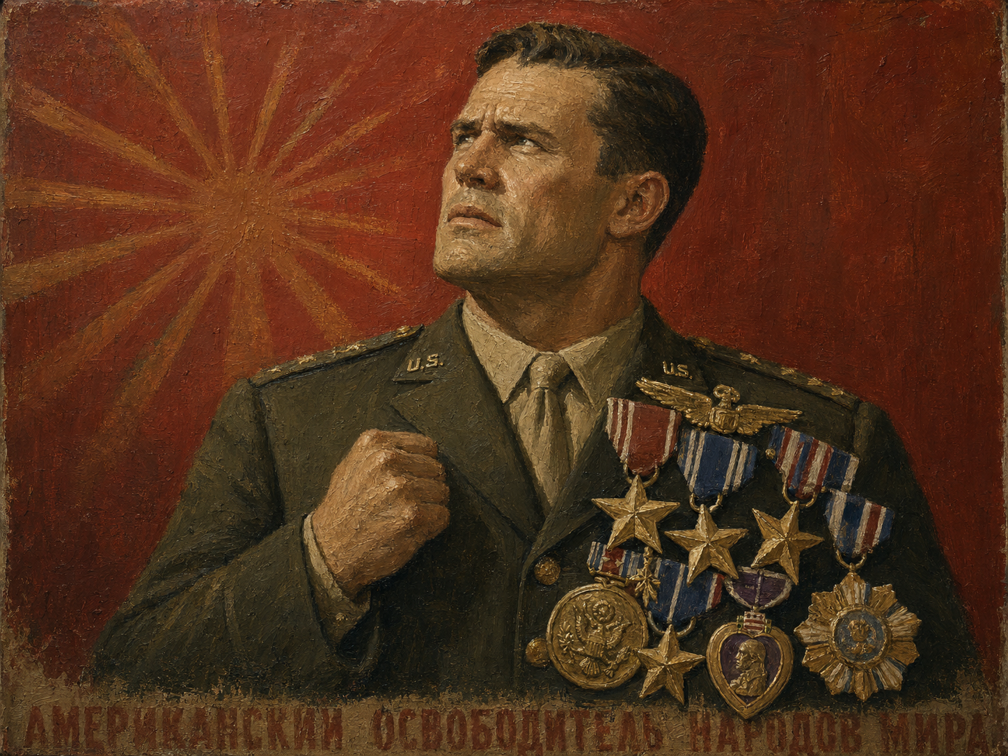 Official Heroic Portrait of Warlord Hegseth