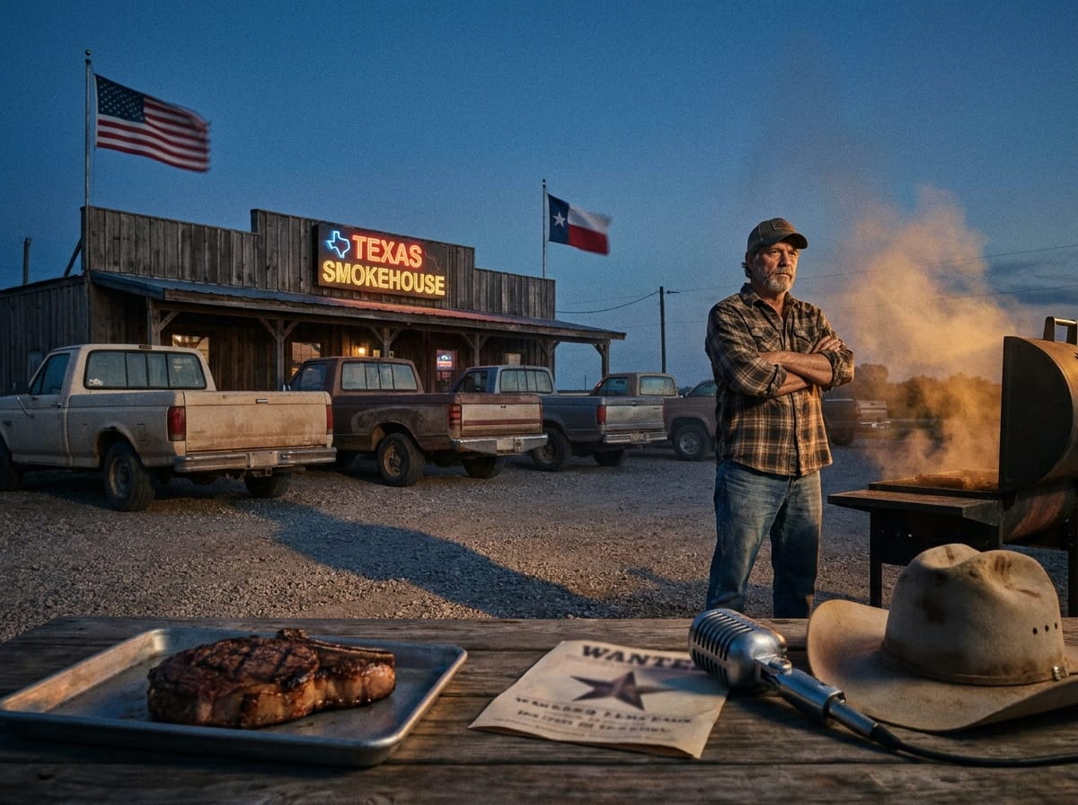 Texas, testosterone politics, and the fake masculinity of men who confuse lunch with leadership.
