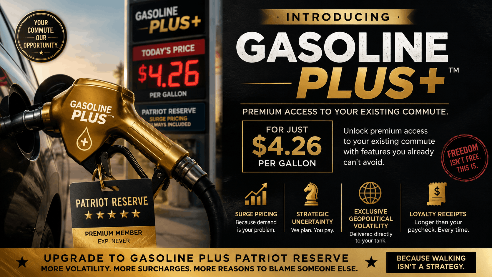 INTRODUCING GASOLINE PLUS™