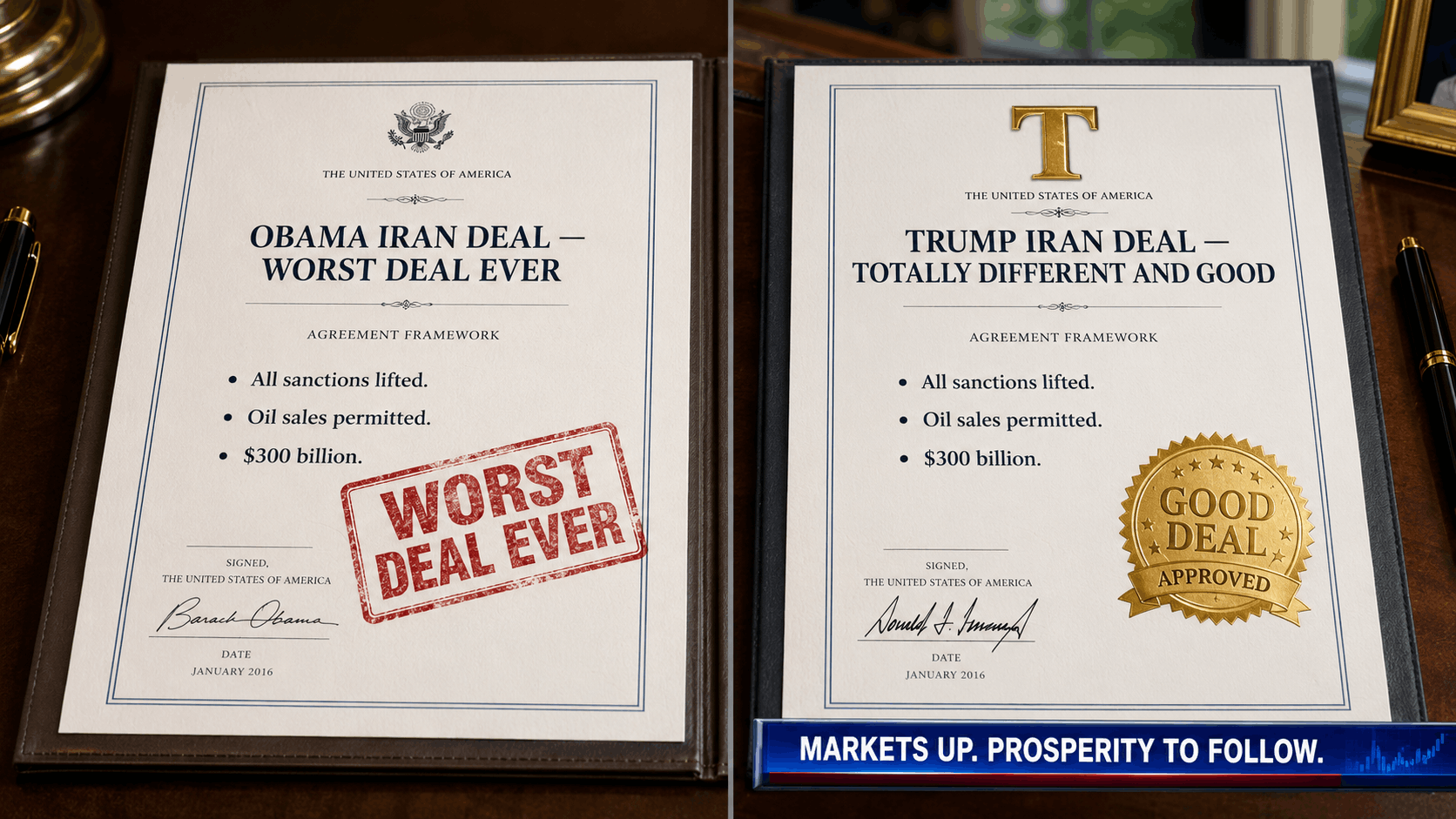 Trump Started a War With Iran and Got the Obama Iran Deal, But $300 Billion Bigger