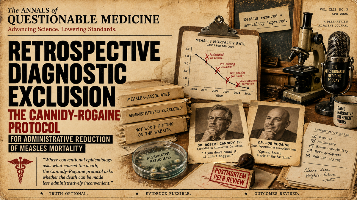 The Cannidy Rogaine Protocol for Administrative Reduction of Measles Mortality