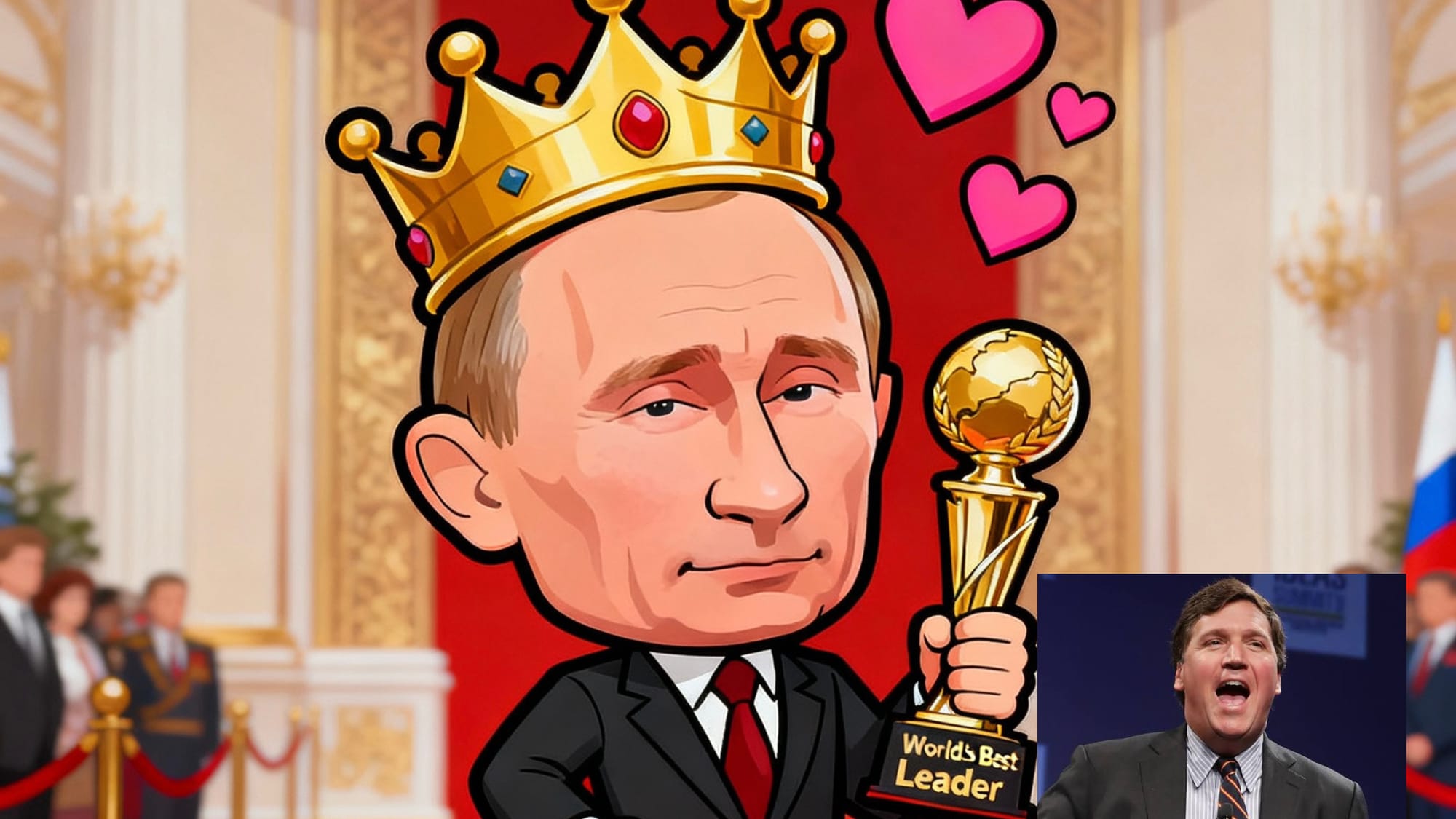 Tucker Carlson Declares Putin "Most Popular Leader" – Naturally, We All Agree!