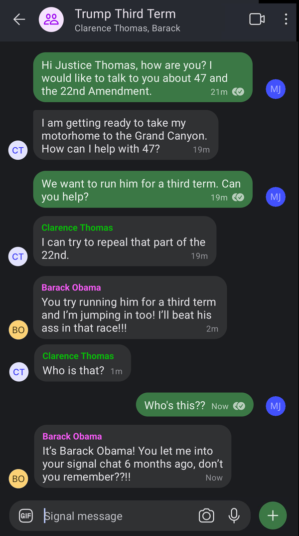 Pushing Trump for a Turd Term?