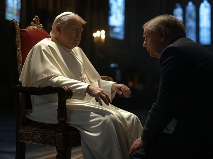 BREAKING: SENATOR LINDSEY GRAHAM "ACCIDENTALLY" REVEALS MASTER PLAN TO MAKE PRESIDENT TRUMP POPE