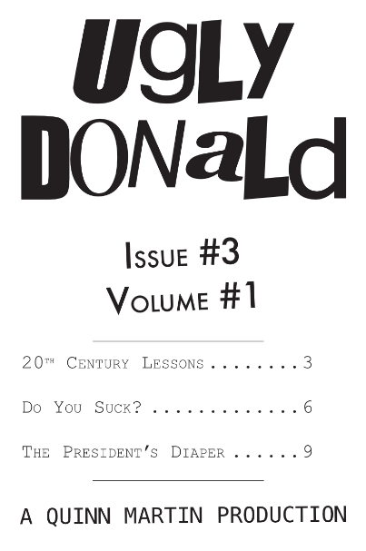 Ugly Donald Zine - Issue #3