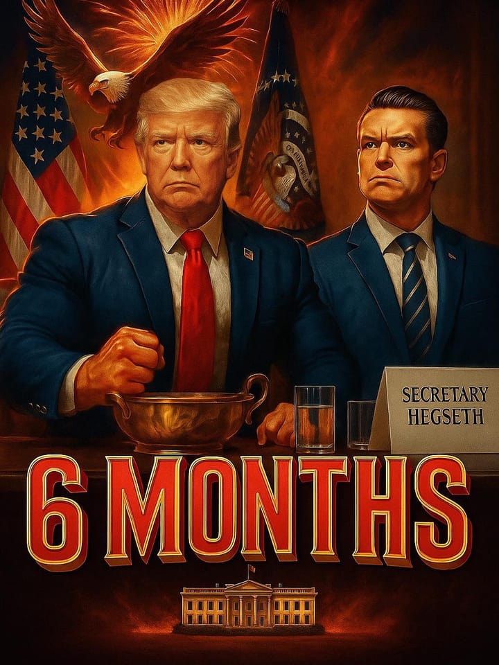 Hegseth tried his hand at AI art work.