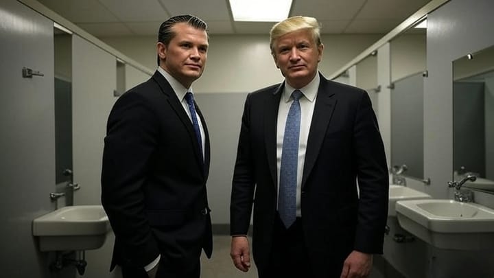 Pete Hegseth: Bathroom Warrior
