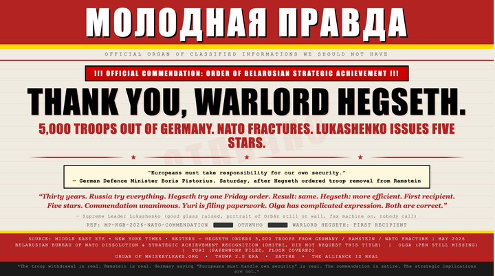 !!! Thanks You Warlord Hegseth !!!