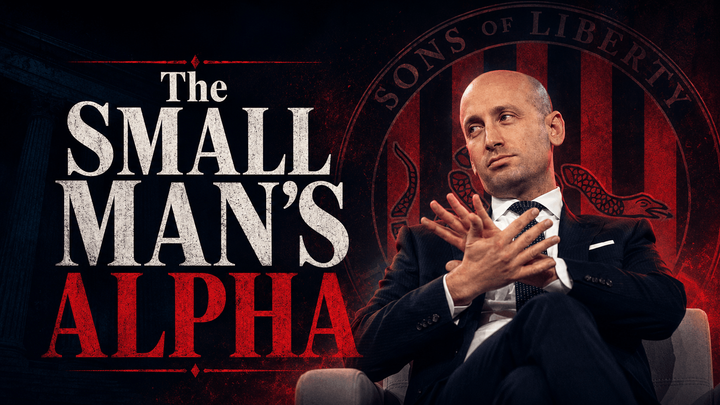 The Small Man’s Alpha: Stephen Miller and the Politics of Looking Down
