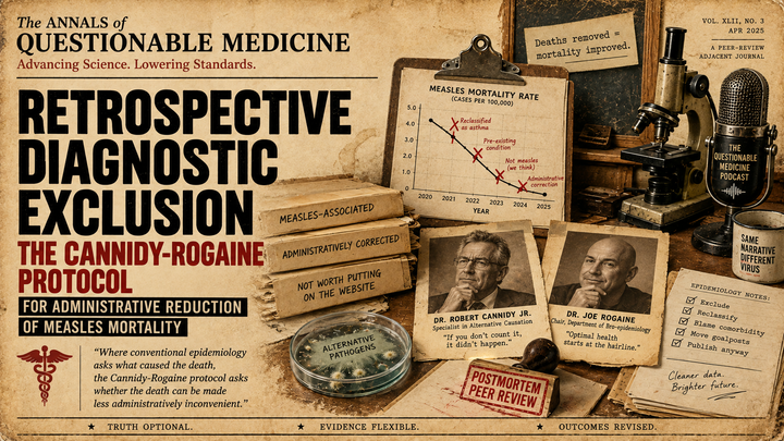 The Cannidy Rogaine Protocol for Administrative Reduction of Measles Mortality
