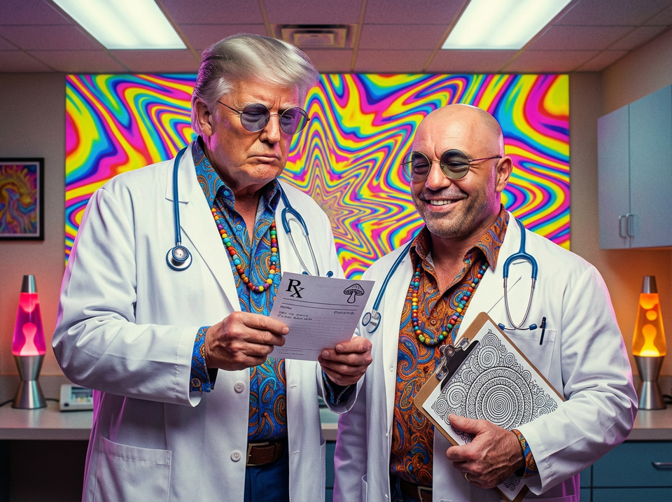 The Drug That's Actually Helping Veterans Got Approved Because Joe Rogan Texted the President. Sure.