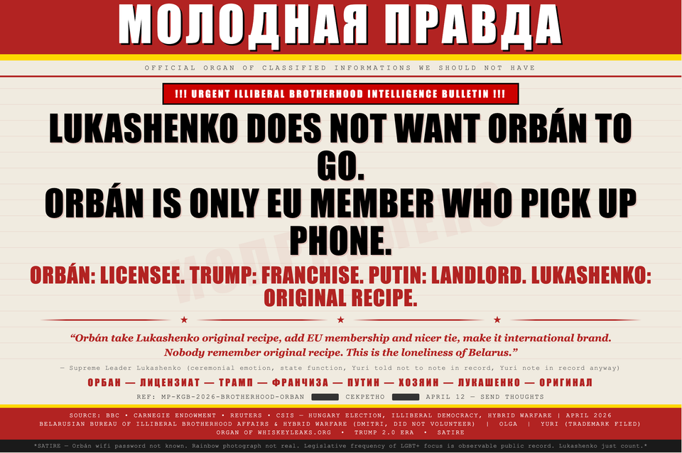 !!! ORBAN NOT ATTACKED BY BELARUS - BOMB REALLY LOVE LETTER FROM PUTIN !!!